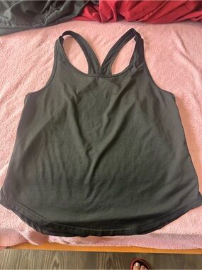 Black Racerback Tank Top